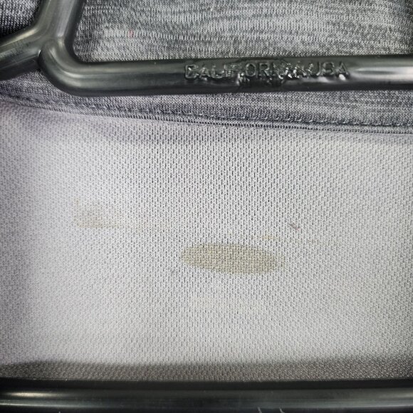 Mens Heather Gray Greg Norman Pullover Shirt 1/4 Zip Long Sleeve Mock Neck L - Picture 6 of 11